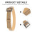 Punk Riem Beige, Metalen Studs En Verstelbare Dames 4