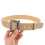 Punk Riem Beige, Metalen Studs En Verstelbare Dames 7