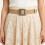 Punk Riem Beige, Metalen Studs En Verstelbare Dames 10
