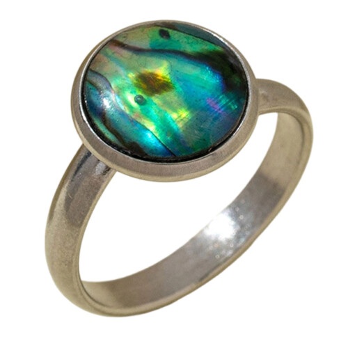 Mooie verstelbare vingerring echte schelpen ringen accessoire-C