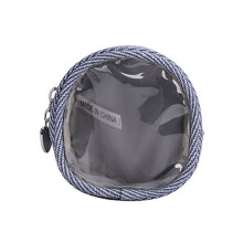 Porte-clés en peluche amusants, avec pochette-Bleu S