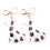 Porte-clés d'inspiration dalmatien, 2-Ensemble de 2 pièces 1