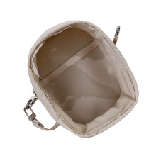Sac à bandoulière translucide élégant, présentoirs-Beige S