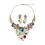 Ensemble de bijoux floraux géométriques à la mode,-couleur 1