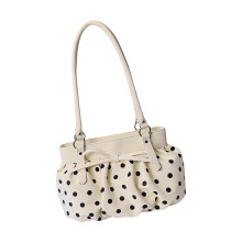 Leren portemonnee schoudertas Dames Toted Bag Boekentassen-Wit