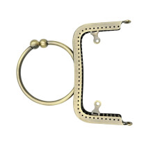 Praktisch ijzeren O-armbandframe met glanzende afwerking-Bronzen