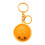 Realistic Miniature Steamed Bun Shaped Key Chain-Orange 1