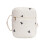 Zippered Design Pen Holders Premium Pen-Embroidered bow beig 1