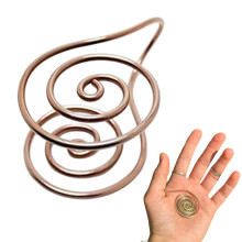 Open Spirals Palms Ring Adjustable Hand Jewelry For-1