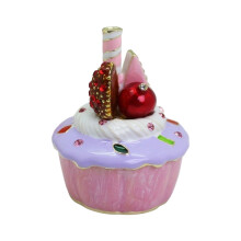 Small Enamel Alloy Earring Organizers In Double Colors-pink