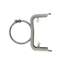 Strong Iron O Rings Frame 12.5Cm With Concave Design Bag-2