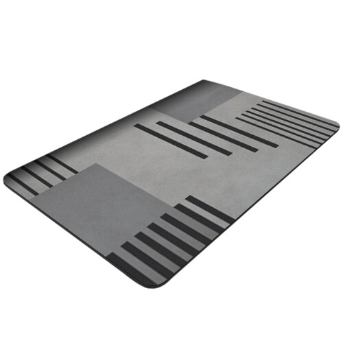 Jacenvly badkamermatten met diatomeeënaarde, sneldrogend, 2-pack 2
