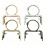 Strong Iron O Rings Frame 12.5Cm With Concave Design Bag-2 2