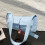 Sac à bandoulière élégant et décontracté avec sangle-Bleu 5