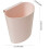 White plastic storage bin with 4 handles 4.7x4.3x2.8 in 2