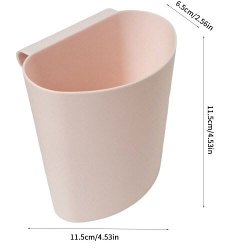 White plastic storage bin with 4 handles 4.7x4.3x2.8 in 1