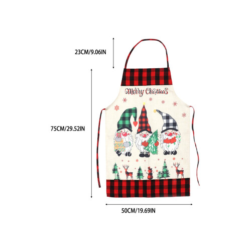 Juleforklæde Sjov Julemand Snemand Design 1 STK 2