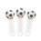 3 stuks 3D-geprinte voetbalvorm plastic bladwijzers 1