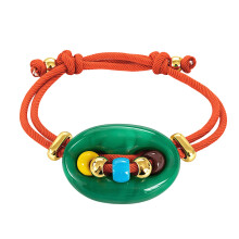 Stijlvolle Retro Dierenneusarmband Trendy Modieuze-Groente