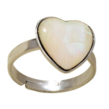 Elegant Natural Seashells Ring Adjustable Size Unisex Design-B
