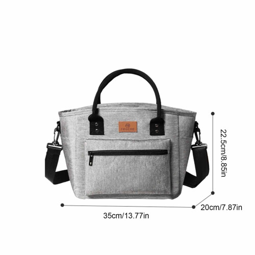 Sac à lunch isotherme étanche grande capacité réutilisable 2