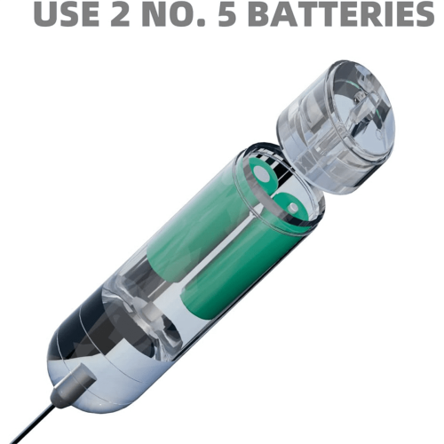 Electric Milk Frother Handheld Black 1pc 1