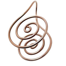 Copper Spirals Palms Ring For Meditation And Healings-1