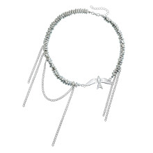 Trendy Bohemian Bird Chain Necklace Layering Neckwear For Women