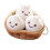 Charming Plush Xiaolongbao Key Ring Stylish Hanging Pendant 1