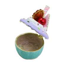 Elegant Enamel Finish Jewelry Display Box For Small-S BLUE