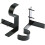No-Drill Curtain Rod Brackets 2 Pack 1