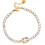 Gorgeous Cubic Zirconia Bracelet Stackable-JDB0304015WT 1