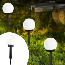 Solar Globe Lights Outdoor Waterproof LED Garden Lights 8