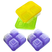 4-Compartment Bento Lunch Box – PP, Microwave & Fridge