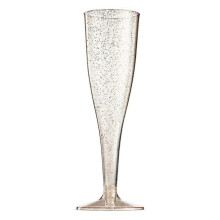 Champagnerflöten aus transparentem Kunststoff, 6,5 oz (20 Stück)