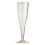 Calici da champagne in plastica trasparente da 180 ml (20 pezzi) 1