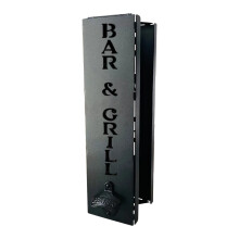 Metal Can Cooler Holder with Bottle Opener Wall Mounted