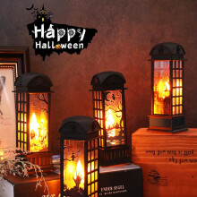 Halloween LED-lykta bärbar lampa 1 st