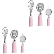 Eiertrenner mit langem Griff, Edelstahl, 2er-Pack