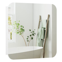 Armario con Espejo Blanco 68 x 13 x 66 cm
