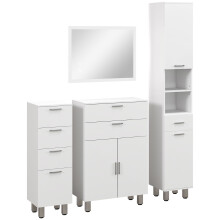Conjunto de Baño Blanco 60 x 30 x 93 cm