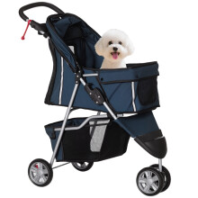 Cochecito para Perros Azul 75 x 45 x 97 cm