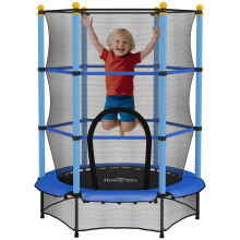 Cama Elástica Infantil Azul 140 x 140 x 190 cm
