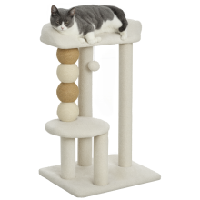 Árbol para Gatos Beige 48.5 x 40 x 76 cm