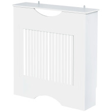 Cubierta del Radiador Blanco 78 x 19 x 82 cm