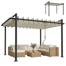 Pérgola Beige 378 x 299 x 255 cm