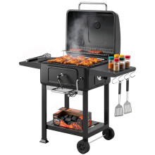 Barbacoa de Carbón Negro 112 x 65 x 115 cm