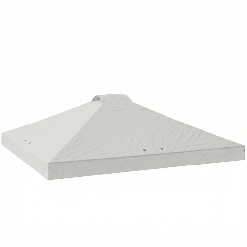 Outsunny Techo de Carpa Blanco 300 x 300 cm
