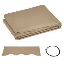 Techo Repuesto Toldo Beige 382 x 240 cm