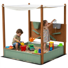 Arenero para Niños Verde 116 x 112.5 x 128 cm